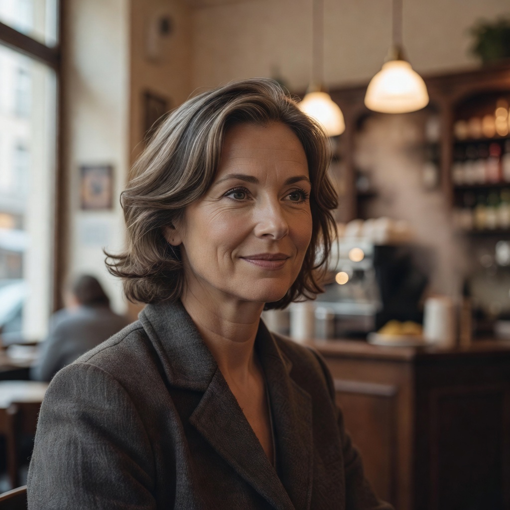 Portrait of Marika H, Halvorne customer from Vienna